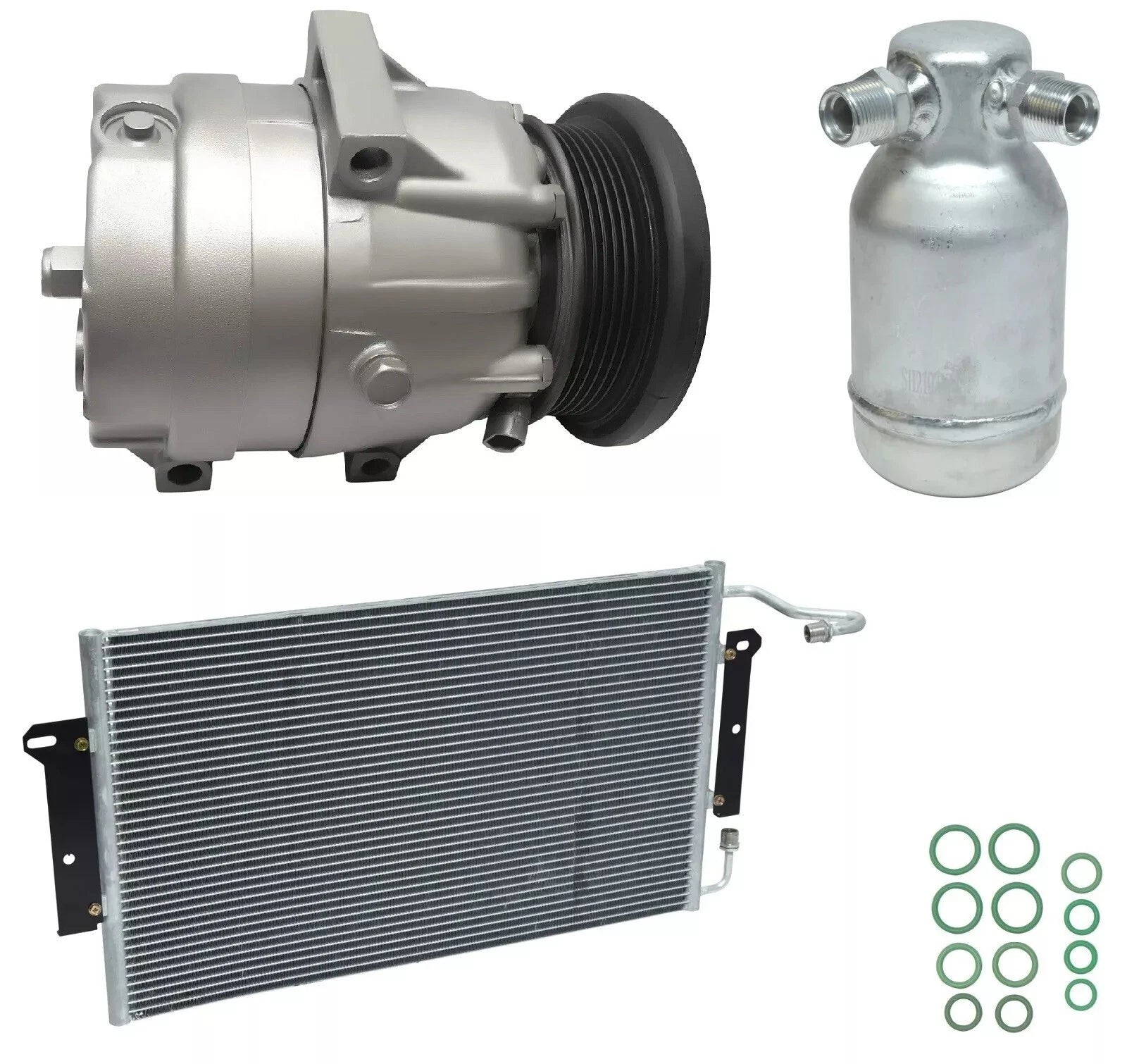AC Compressor Kit with Condenser for Oldsmobile Achieva (1998–1998)