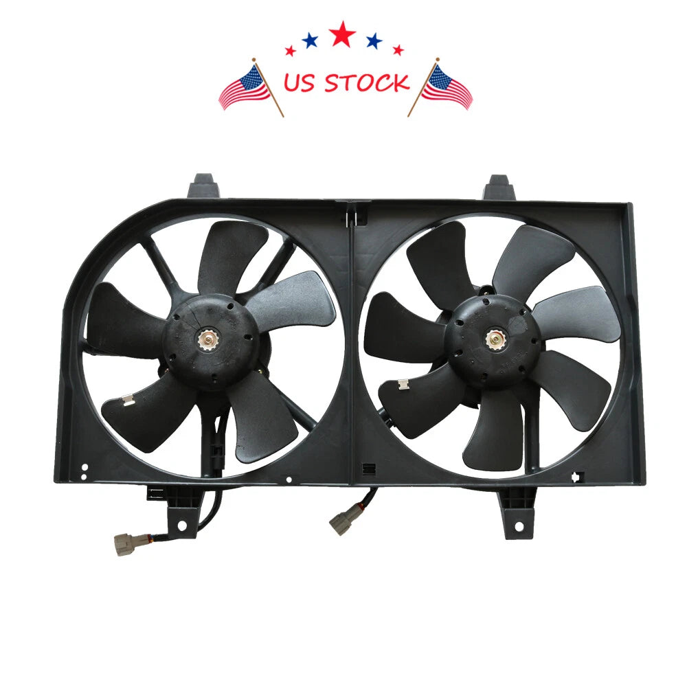 Radiator and Condenser Fan for Nissan Maxima Infiniti I35 (2002–2003)
