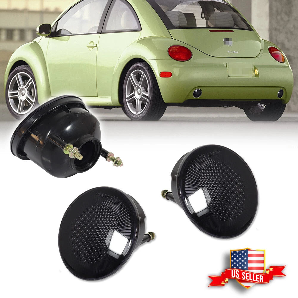 2X Smoked Lens Rear Bumper Backup Lights for VW Beetle (1998–2005)