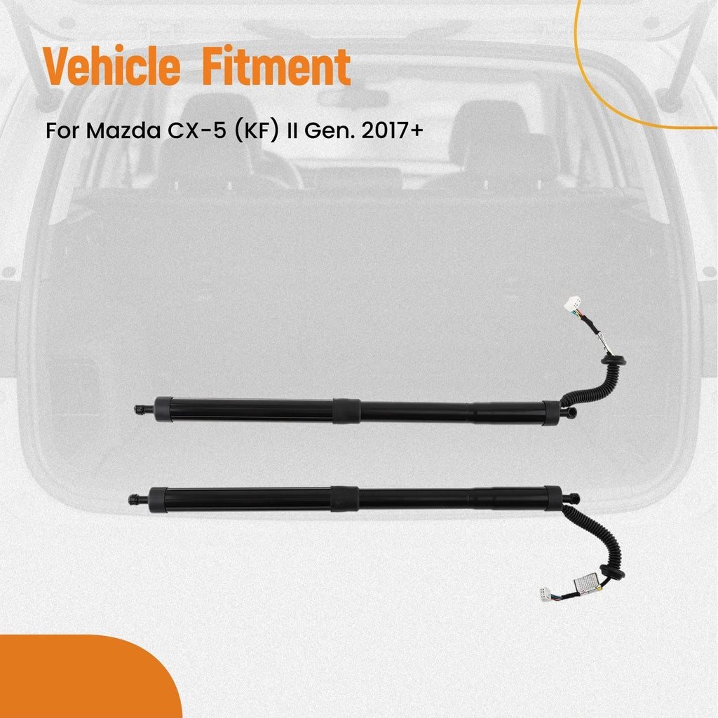 2X Tailgate Pull Down Motor Strut for Mazda CX-5 (2017–2024) KB8C636EXB Black