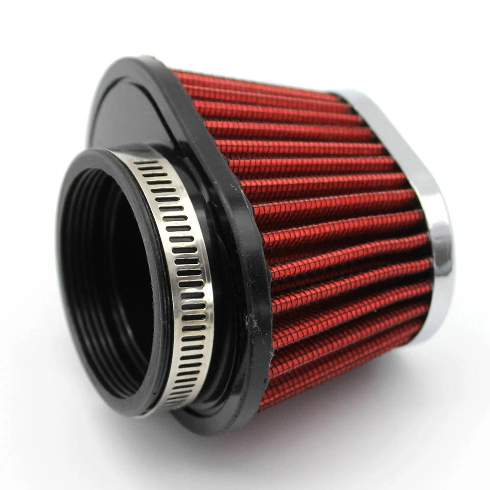 Round Tapered Air Filter Cleaner for Motorcycle ATV Bike 55mm