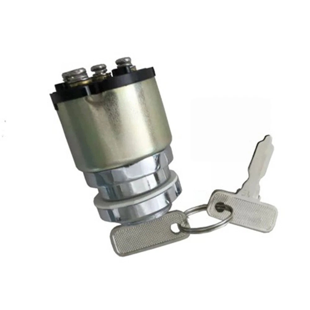 Ignition Switch 1012415 for Golf Cart (1983.5–1995) Silver Metal 2 Keys