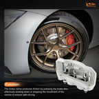 Brake Caliper with Bracket for Dodge Ram 2500 3500 (2003-2008)
