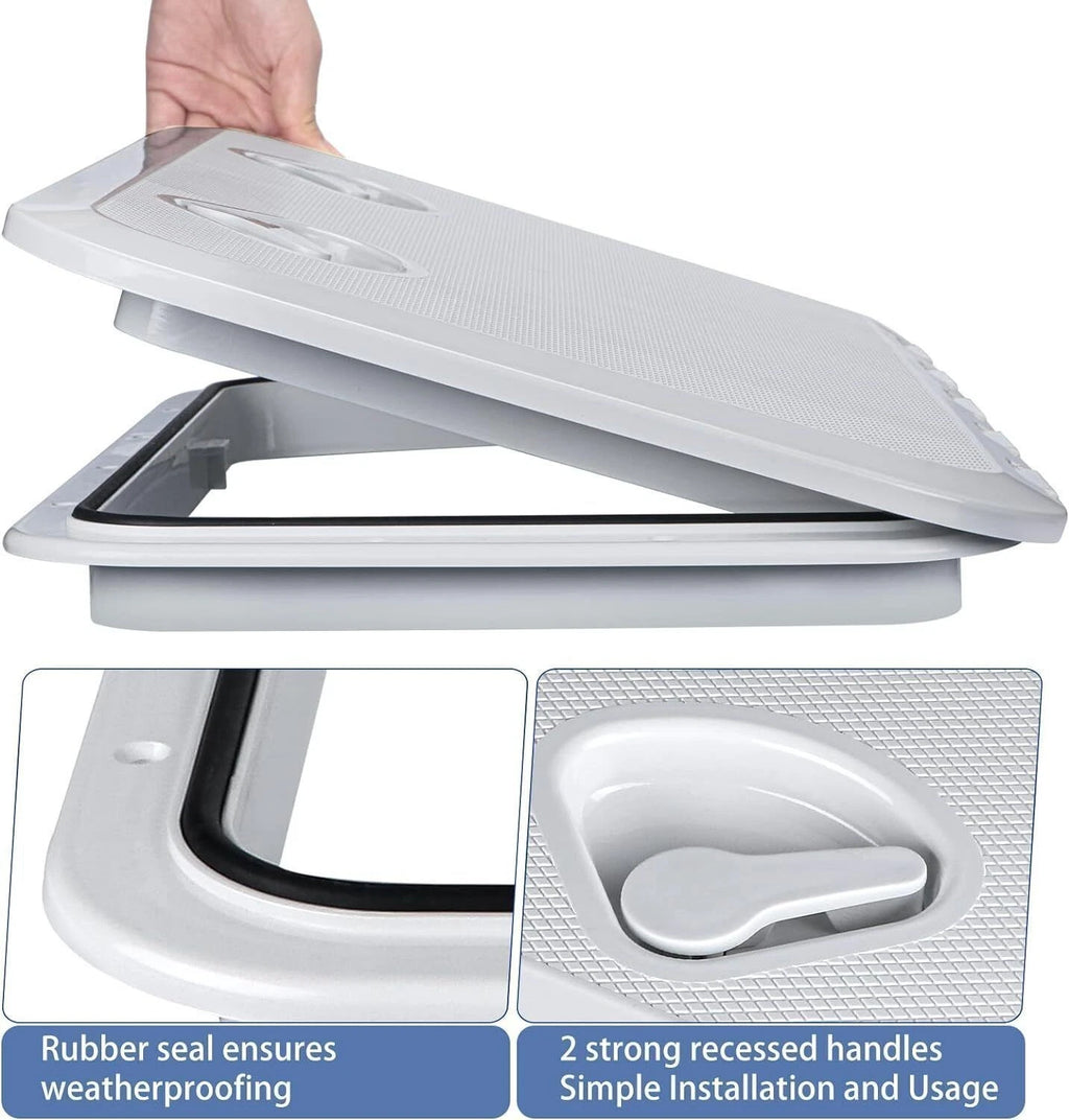 24" x 14" Rectangle Inspection Hatch Cover for Boat