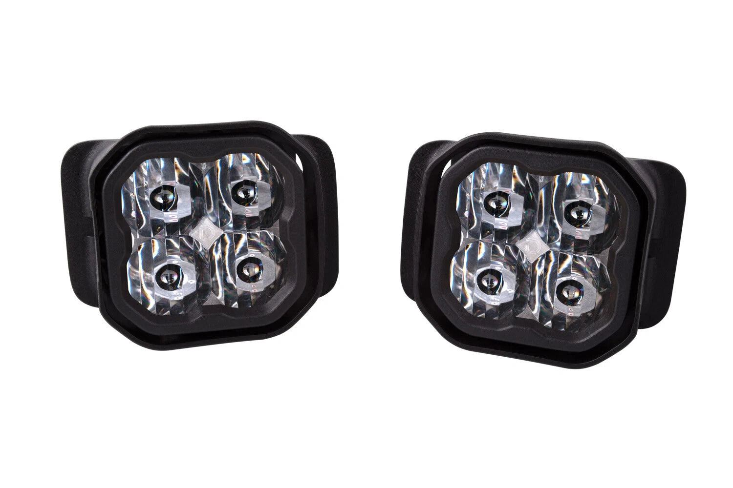LED Fog Pro Light Kit White with Amber Backlight for 2017–2022 Ford Super Duty