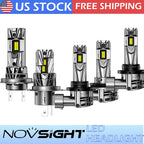 Set of 5 LED Headlight Bulbs for H11 H4 H13 H7 9005 9006 (18000LM)