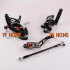 Rearset Footrest Pegs for Suzuki GSXR600 GSXR750 (2008-2010) Black