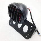 Black Side Mount License Plate Holder Bracket for