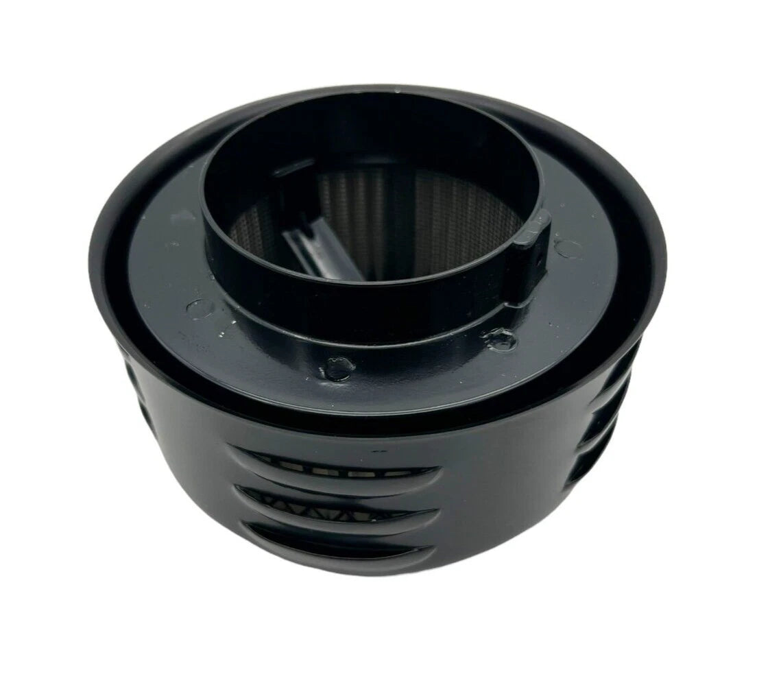 Air Cleaner Assembly Black Louvered 2 BBL for Hot Rod Carburetor (1960–1969)
