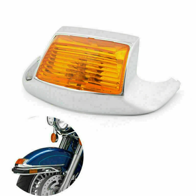 Front Fender Tip Light for Harley FXS FLHT FLT FLHS FLHR (2000–2013) T9