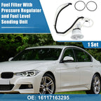 Set of 1 Fuel Filter with Pressure Regulator for BMW 128i 135i 325xi (2008–2013) 16117163295