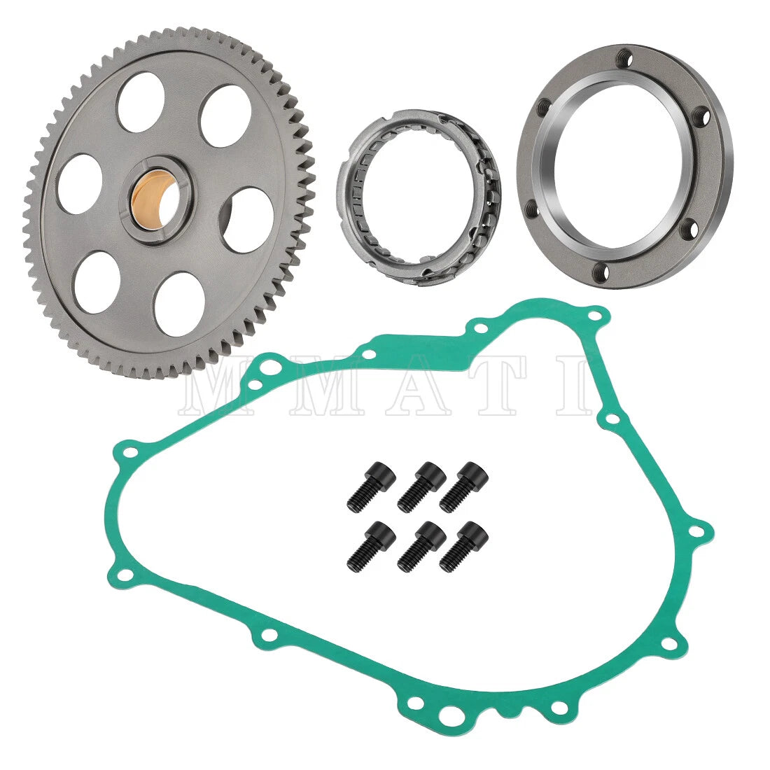 Starter Clutch Kit w/Gear Idler Gasket for Yamaha Rhino 450 YXR450F (2006–2009)