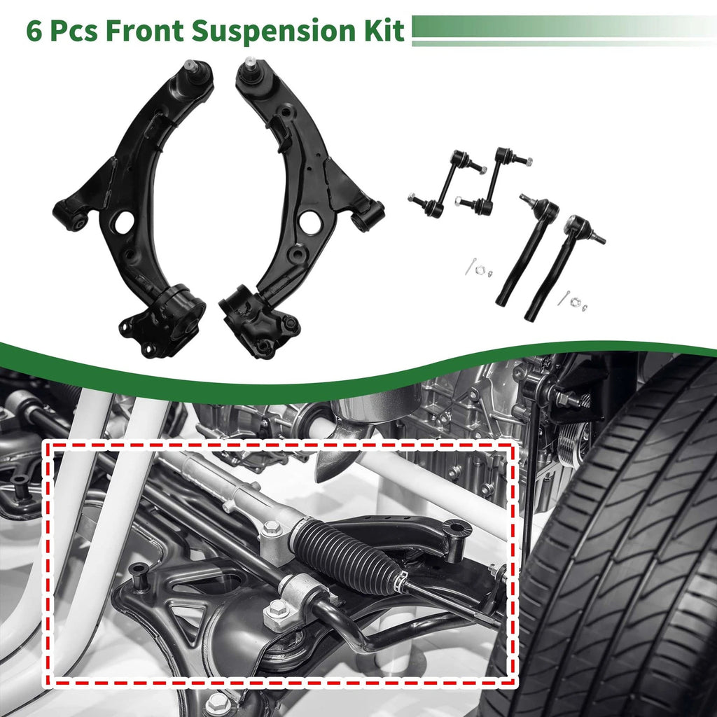 6X Front Lower Control Arms for Ford Edge (2007–2014) No.K620486/K620487/K750159