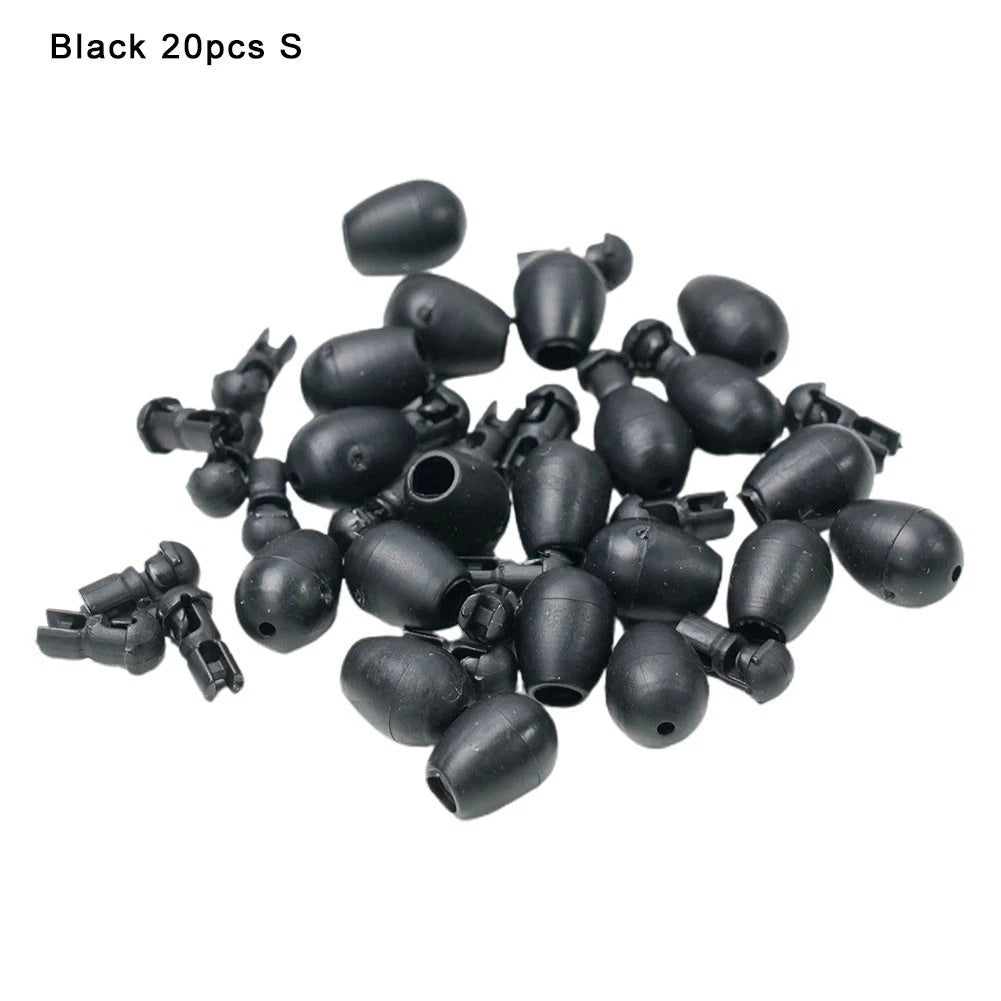 20/50pcs Shock Absorber Beads for Carp Fishing Feeder