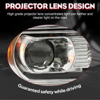 Set of 2 Halogen Headlights for GMC Sierra 1500 (2014–2015) 2500HD 3500HD (2015–2019)