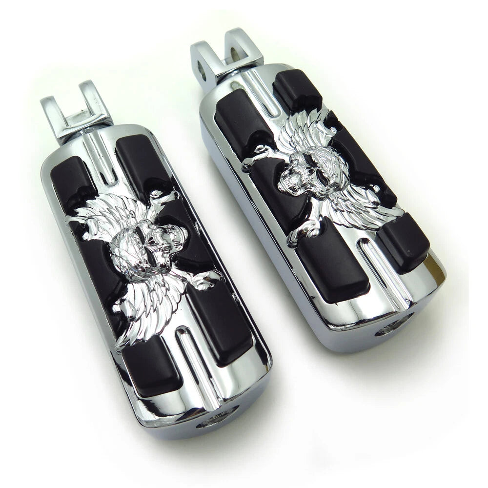 Pirate Skull Footpegs for Suzuki GSX-R 1000 (2001–2015)