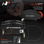 8x Ceramic Brake Pads for Honda CR-Z (2011-2015)