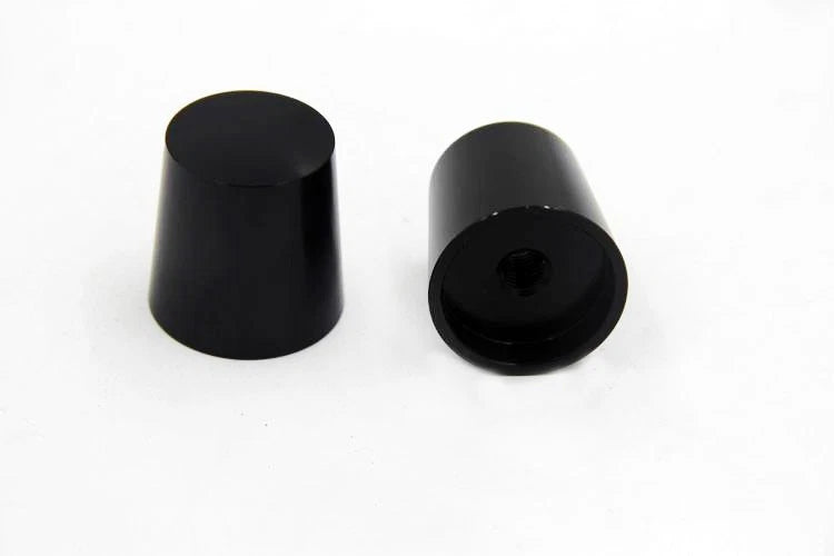 Set of 2 Billet Black Handle Bar Ends for Honda CBR (1993–2007)