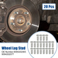 20 Pcs M14x1.5 Wheel Lug Stud for Lexus LS460 LX570 (2007–2019) No. 9094202083