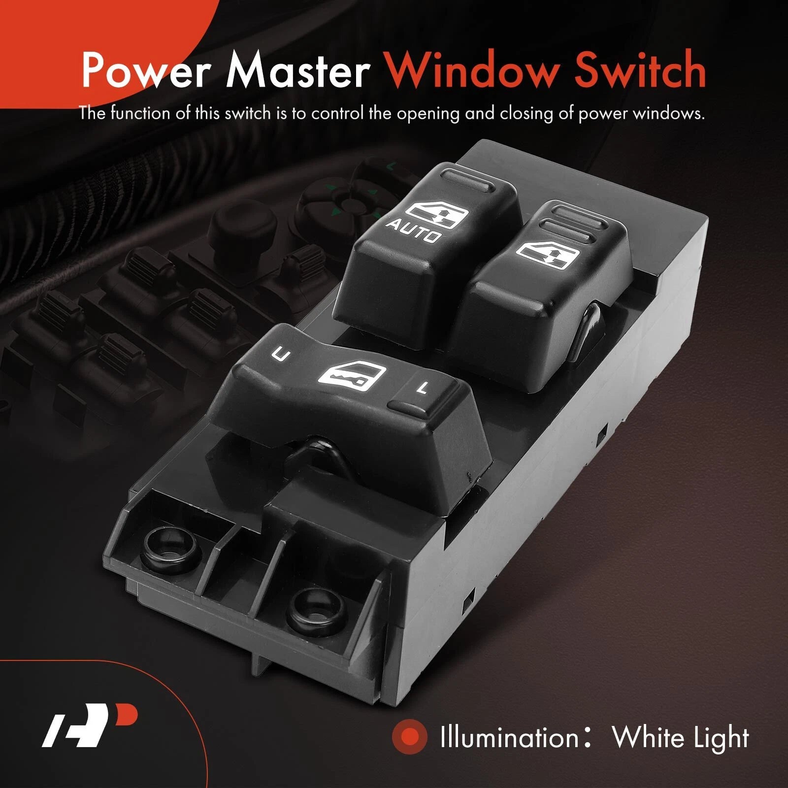 Front Left Power Window Switch for Chevrolet Silverado 1500 (2000-2002)