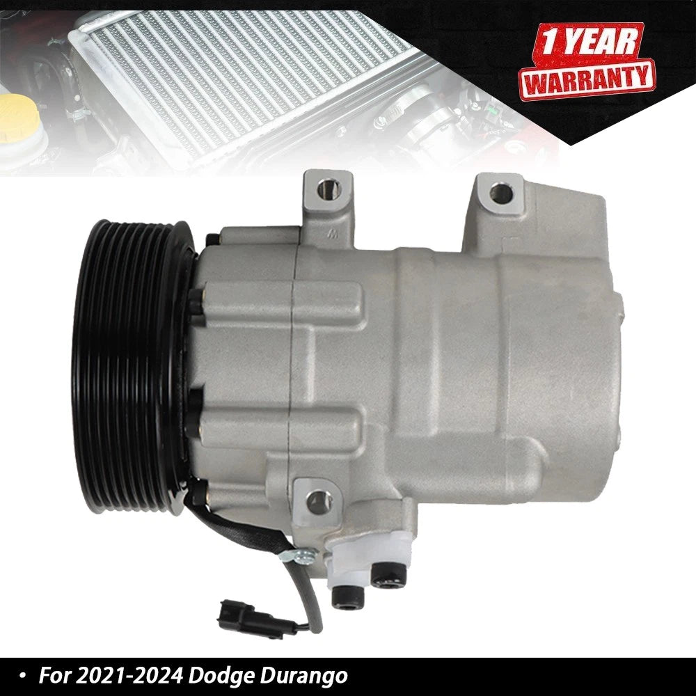 A/C Compressor for Dodge Durango (2021–2024) 3.6L 5.7L with Clutch
