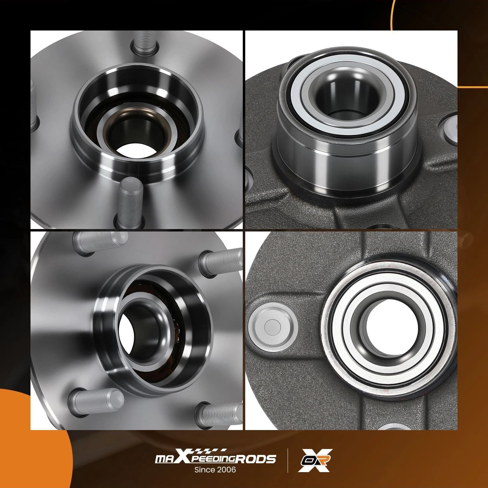 2X Rear Wheel Hub & Bearing for Nissan Sentra (2000–2006) 432004Z010
