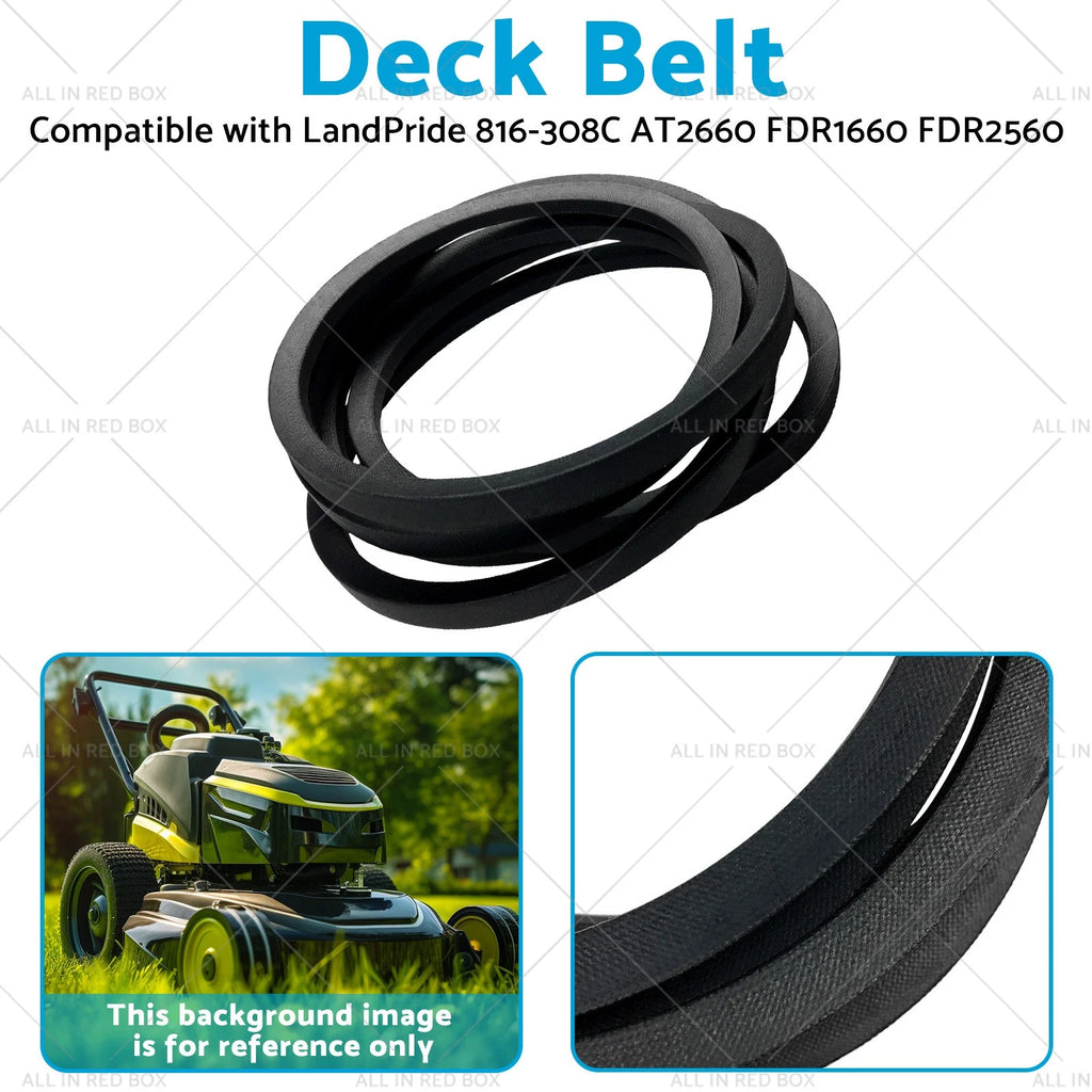 Deck Belt Drive Belt for LandPride FDR1660, FDR2560, AT2660 (816-308C)