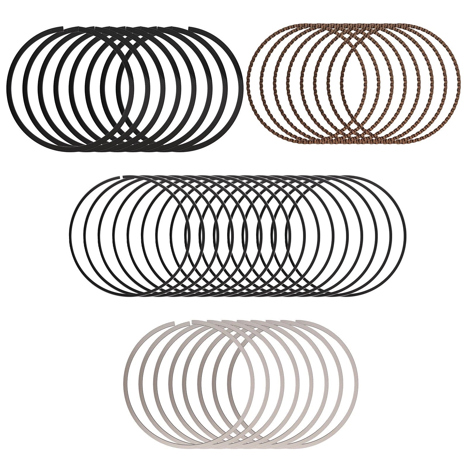 Piston Rings Kit for Chevrolet GMC 4.8L 5.3L LS (1999–2016) 41859CP 3.780"