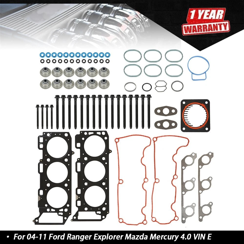 Head Gasket Bolts Set for Ford Ranger, Explorer, Mazda, Mercury (2004â2011)