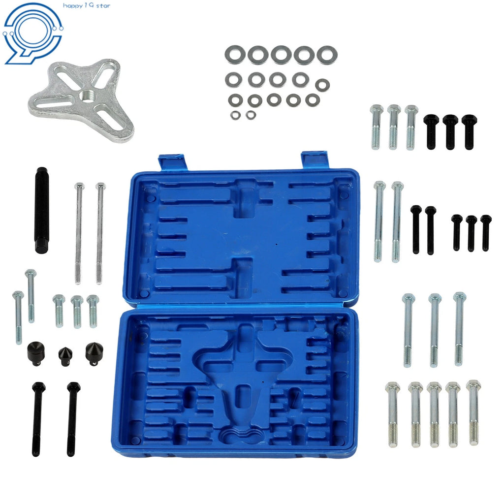 46-Piece Harmonic Balancer Puller Set for Universal Applications 