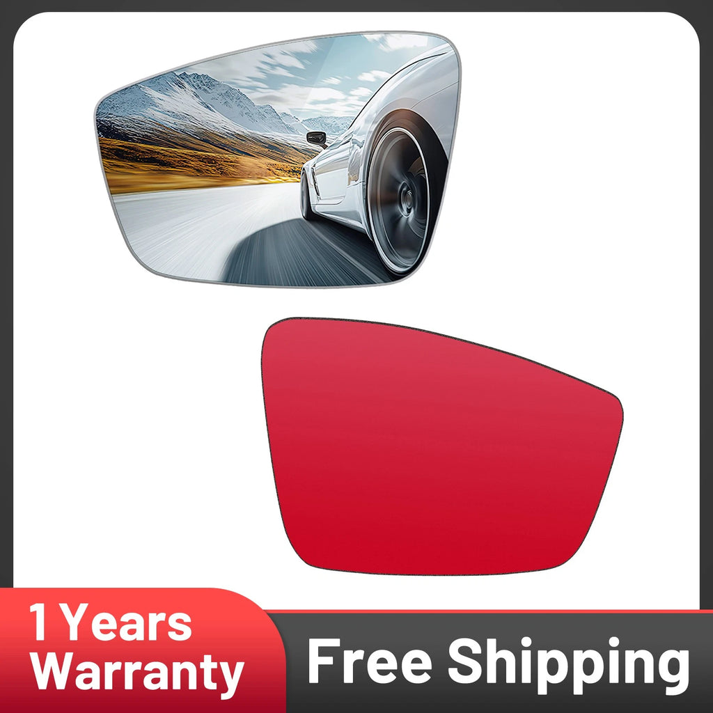 Driver Side Mirror Glass for Volkswagen Passat Jetta Beetle (2011–2019)
