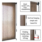 Outdoor Roller Shade Blind for Deck Porch Balcony Patio (8'W x 6'L)