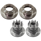 Front & Rear Brake Disc Rotors for Ford E-350 Super Duty (2004)