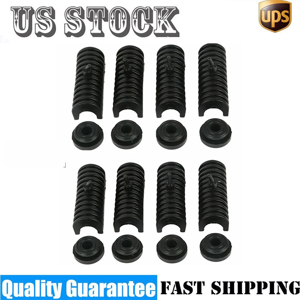 16x Rubber Grommet Support Cushion for Harley Touring (1997–2023) 90764-93
