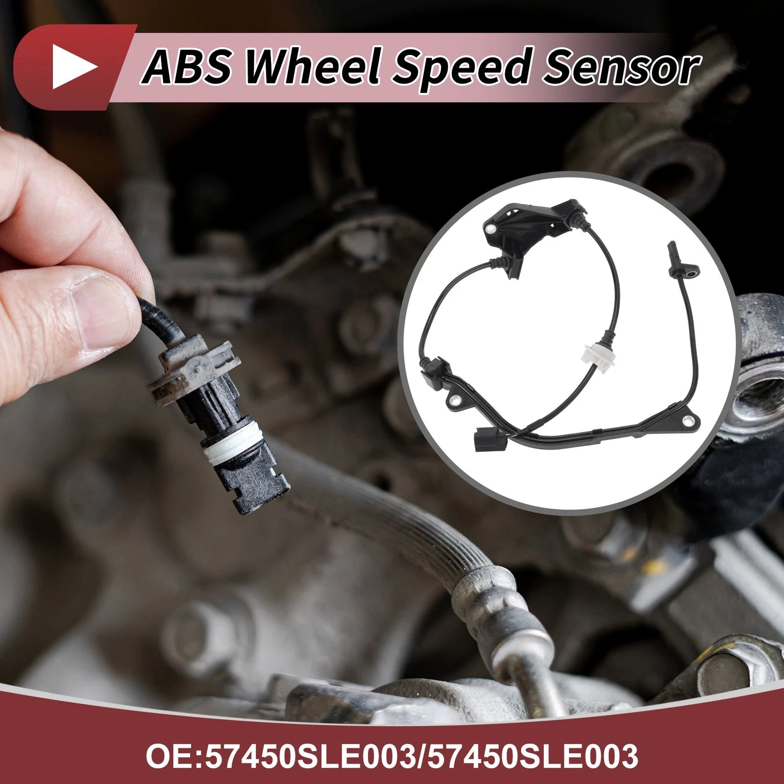 ABS Wheel Speed Sensor No. 57450SLE003 for Honda Odyssey (1999–2004)