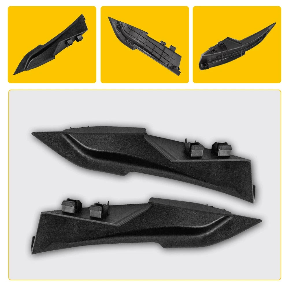 Front Windshield Wiper Side Cowl Extension Cover Trim for Hyundai Elantra (2011–2016)