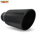 15" Black Slant Exhaust Pipe Tip for Universal Fit (5" Inlet, 7" Outlet)