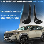 1 Pair Rear Door Window D Pillar Trim Cover for Mazda CX50 (2023–2026) Black