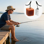 50 Pack Meat Coils Bait Holders for Carp Fishing - Screw-In Design