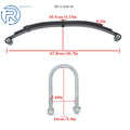 3 Leaf Spring for 4000lb Single Trailer Axle Suspension Kit