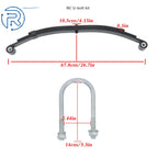 3 Leaf Spring for 4000lb Single Trailer Axle Suspension Kit