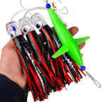 Silicone Squid Skirt Lure Set for Tuna Fishing (6 inch & 9 inch)