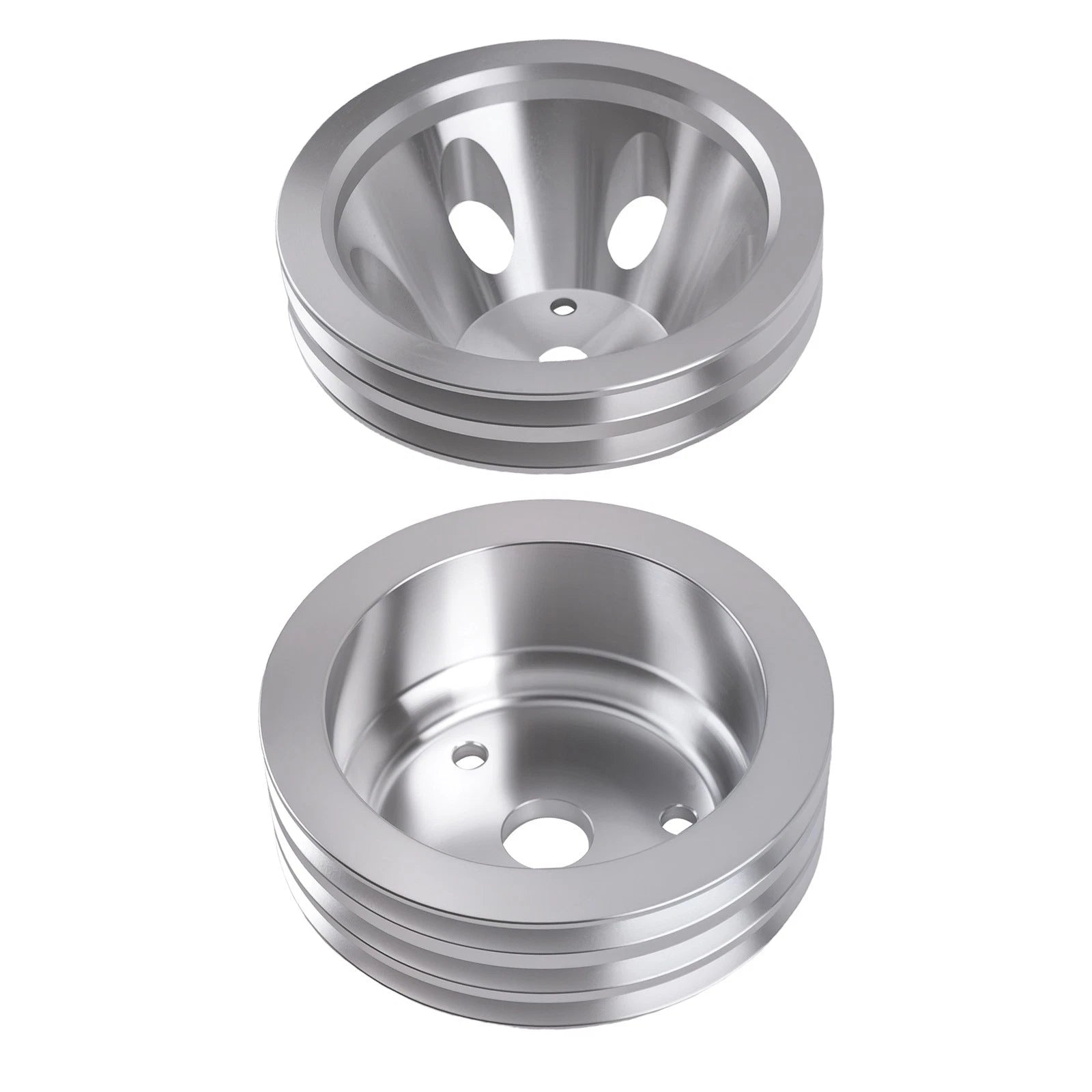 2&3 Groove Pulley for Chevrolet SB 265–400 (1960–1969) Aluminum Long Pump Kit