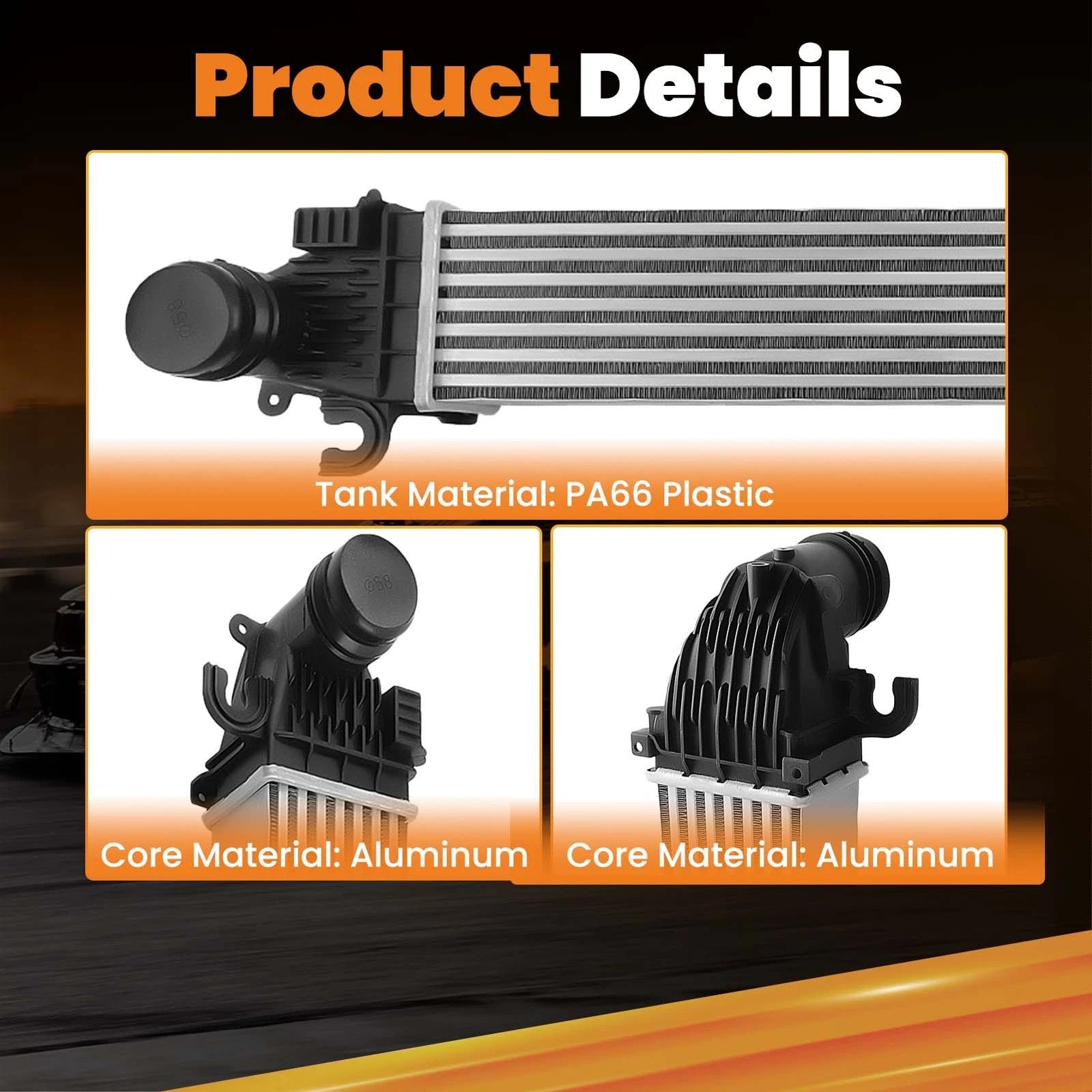 Turbocharger Intercooler for Chevrolet Equinox GMC Terrain 1.5L L4 (2018–2022)