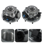 Set of 2 Front Wheel Bearing Hub Assembly for Hummer H3 (2006–2010)