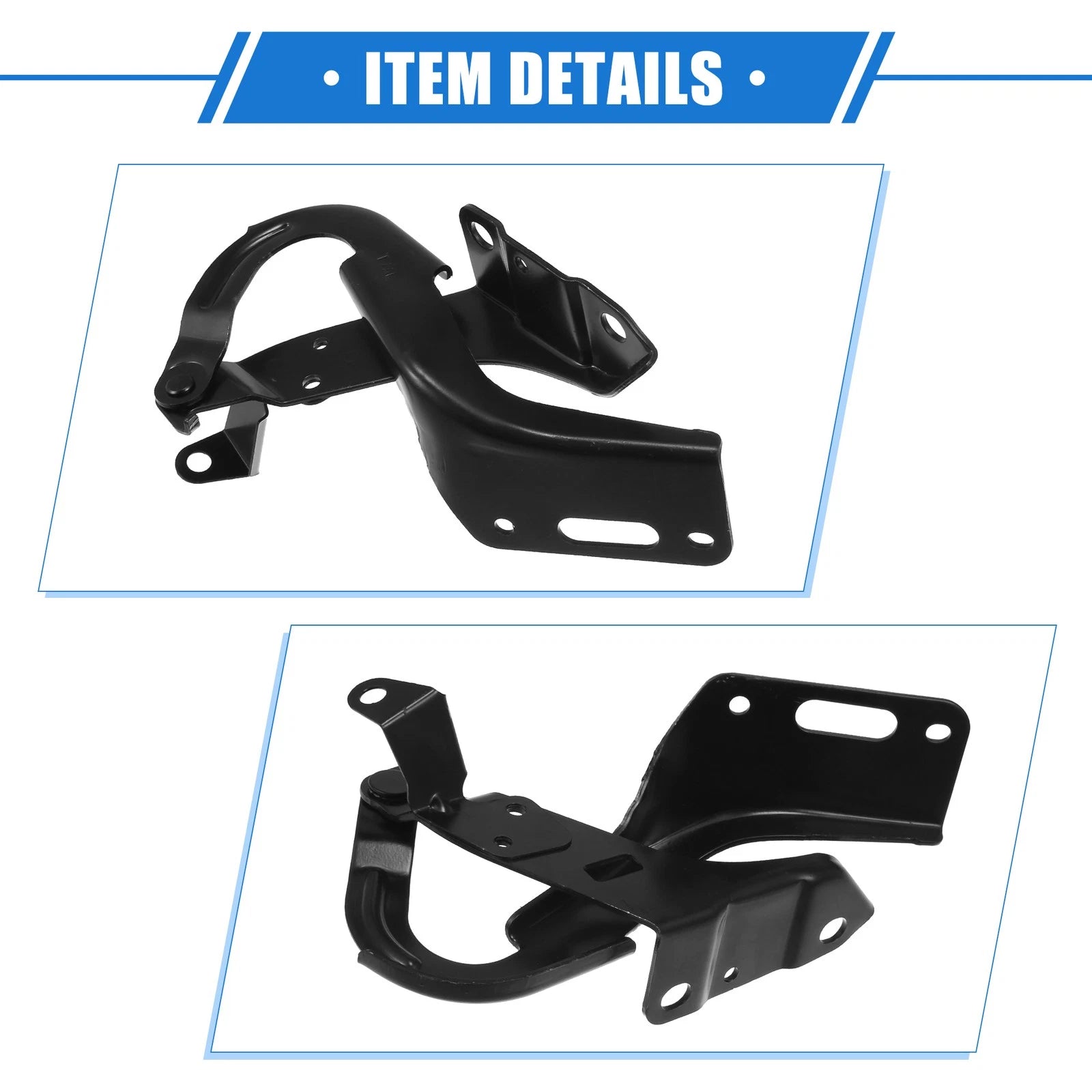 Hood Hinge for Honda HR-V (2016–2018) Left Side Metal Black