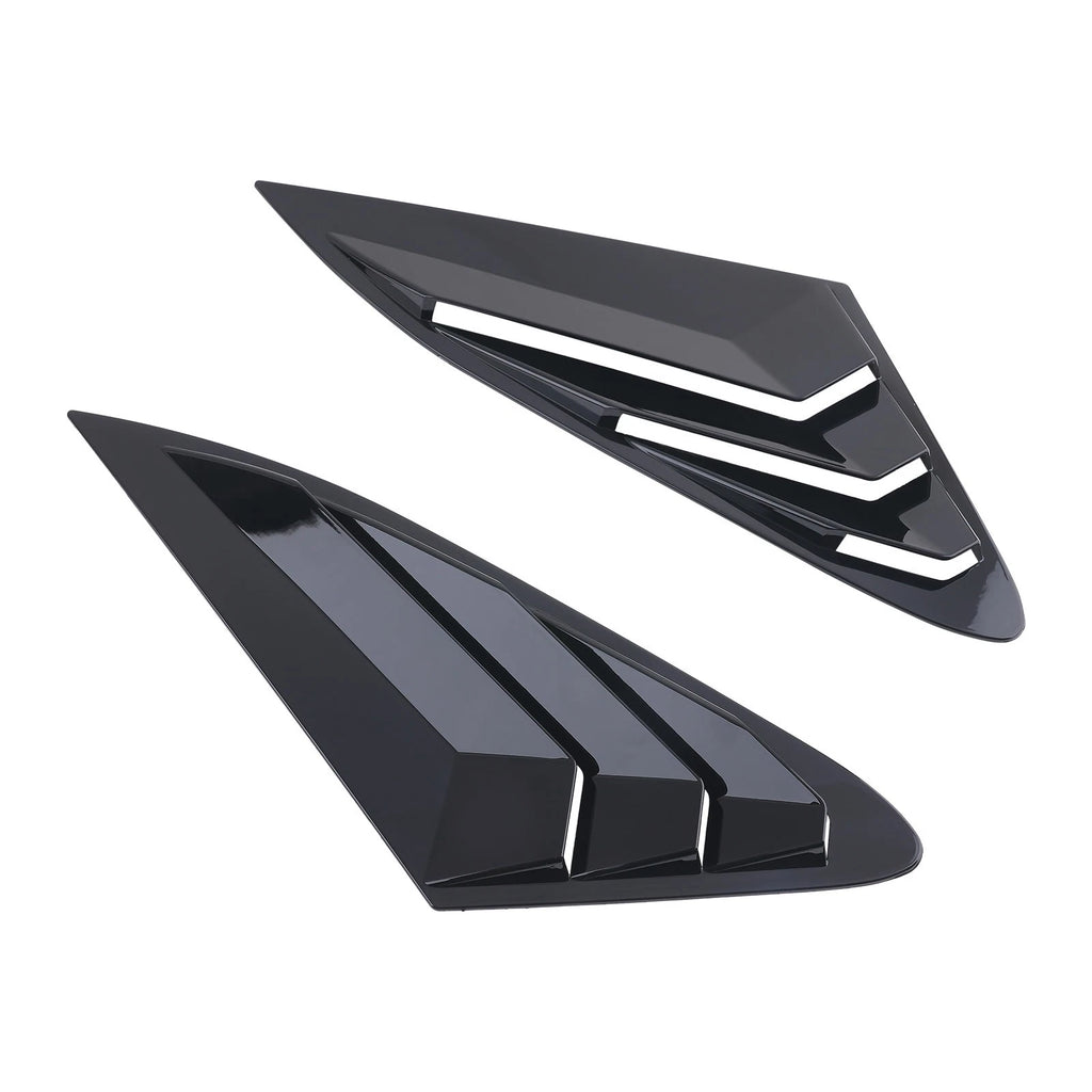 Quarter Window Louvers for Kia K5 (2021–2025) Black