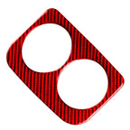 Rear Water Cup Holder Panel Cover Trim for Subaru WRX STI (2015–2021) Carbon Red