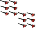 Set of 12 NGK Direct Ignition Coils for Audi A8 Quattro (2012)