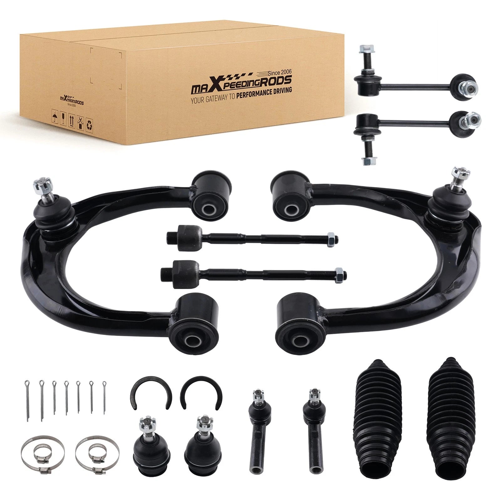 12Pc Front Suspension Control Arms for Lexus GX470 Toyota 4Runner (2003–2009)